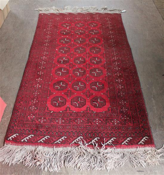 Red pattern rug